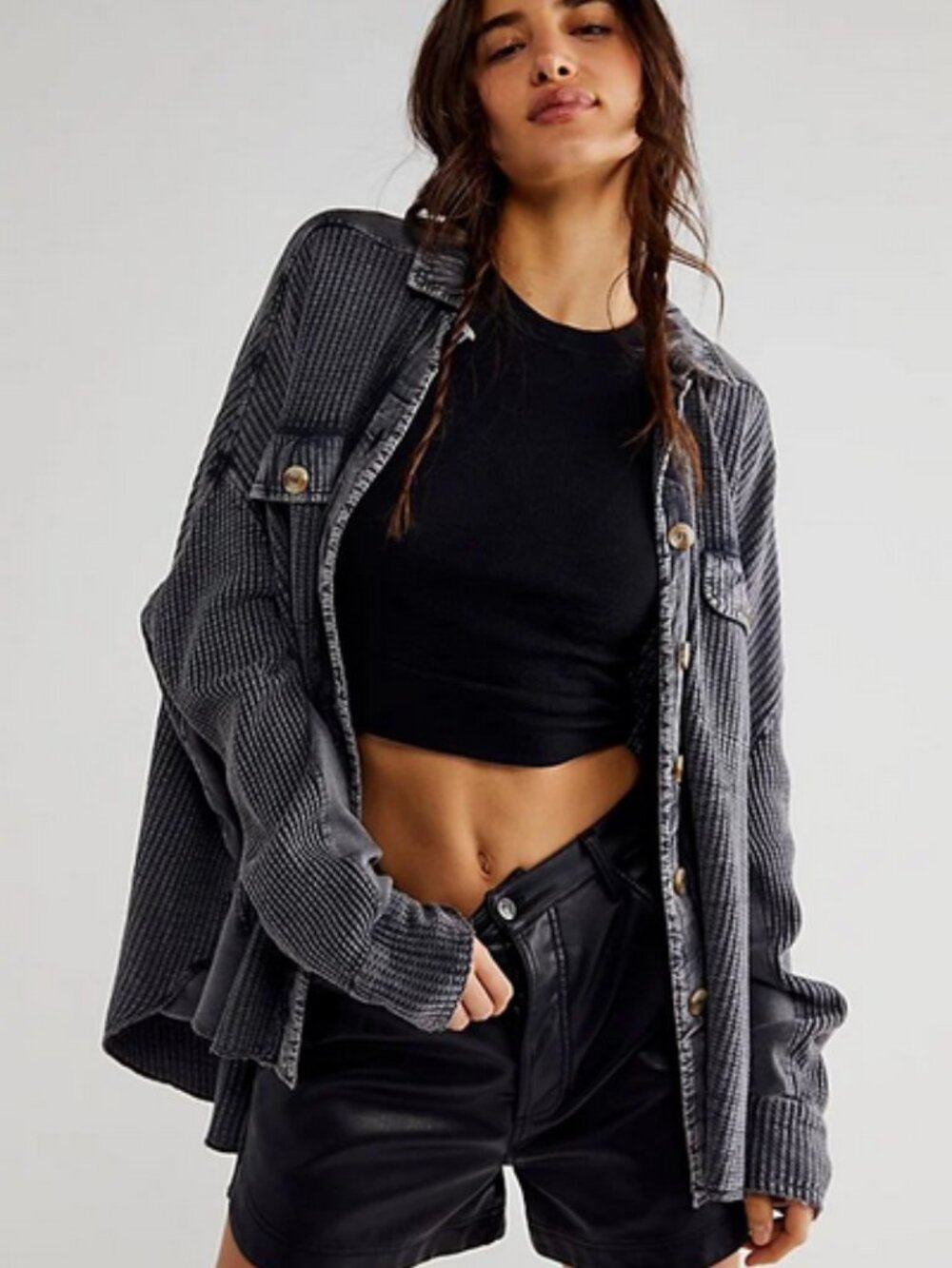 Free People, FP One Scout Jacket, Outerspace, Small